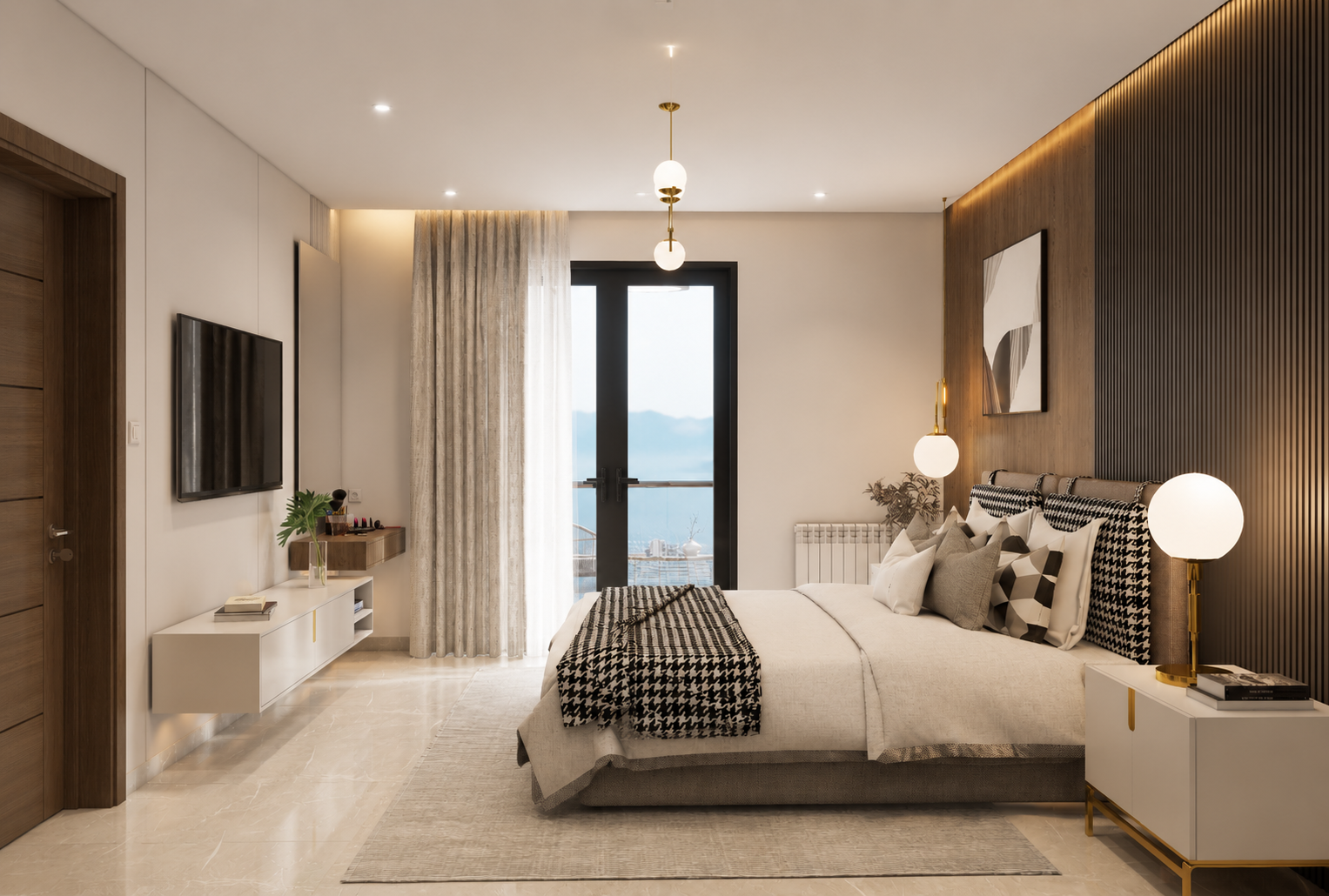 شقة F4 | 150.73 م² — خصوصية المساحة وتميّز التصميم