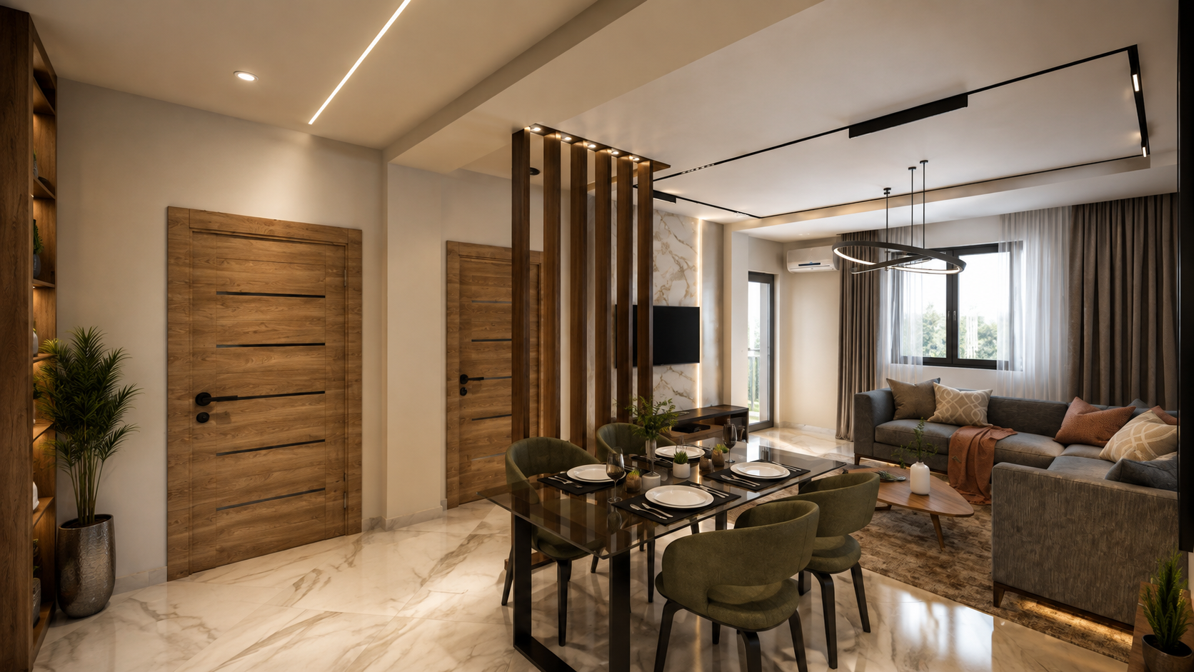 Three-Bedroom Apartment | 82.76 m² — Refined Finishes