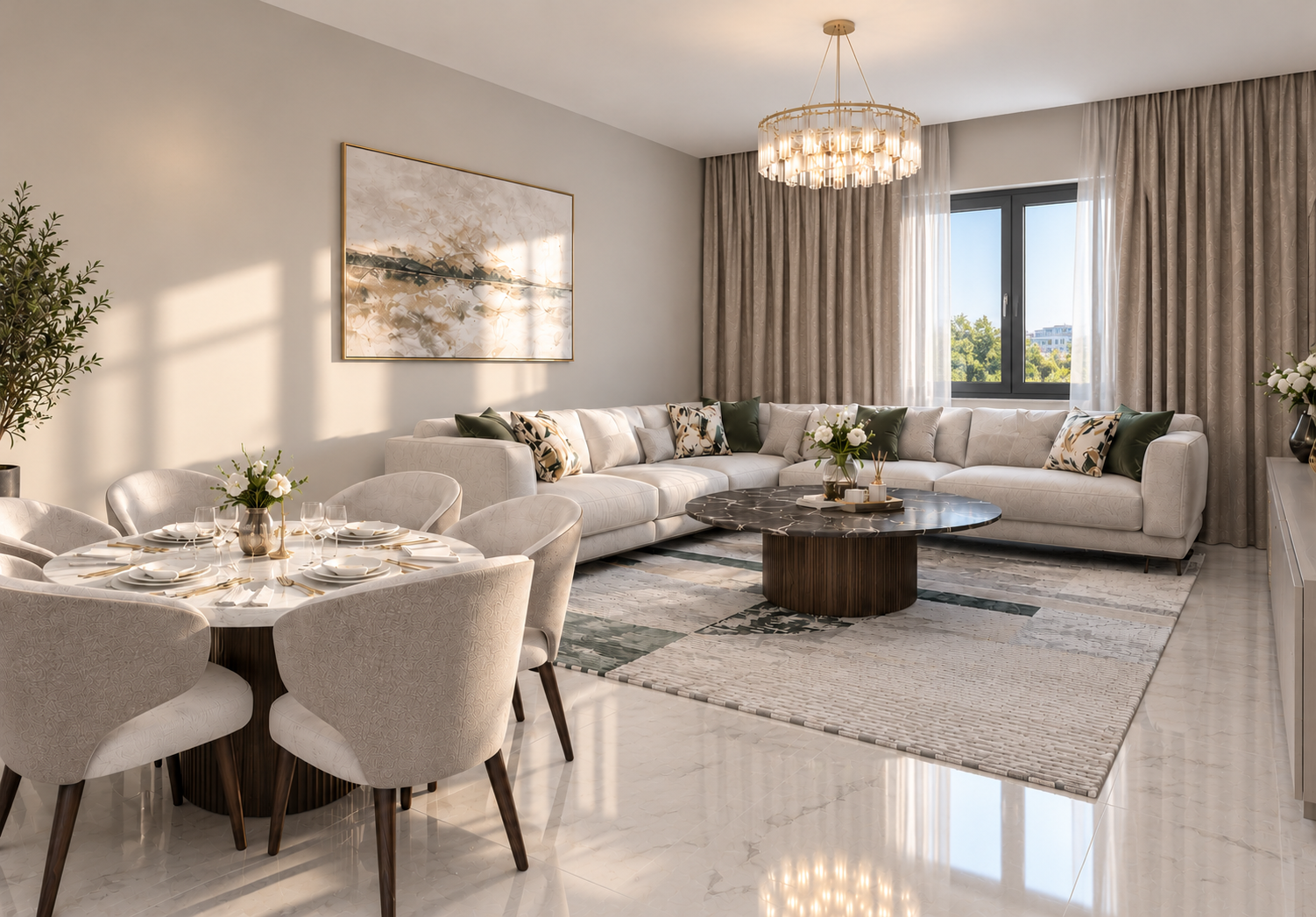 Three-Bedroom Apartment | 100 m² — Space Designed for Comfort