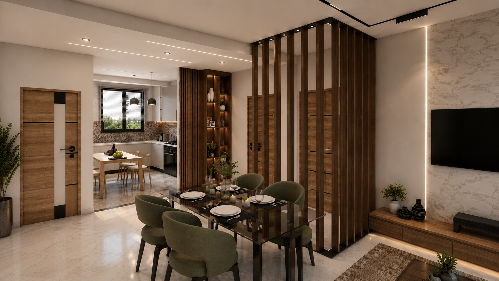 Three-Bedroom Apartment | 82.76 m² — Refined Finishes